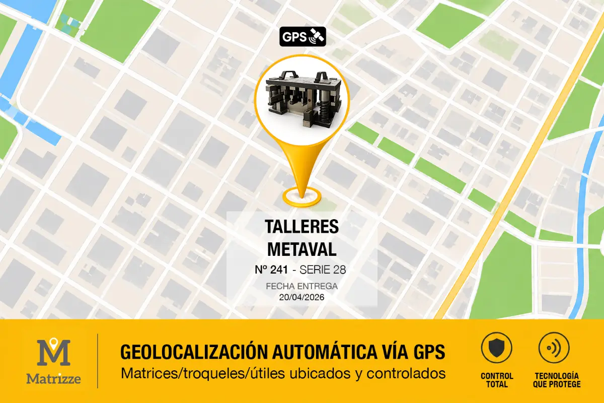 Localizador Matrizze para matrices y troqueles